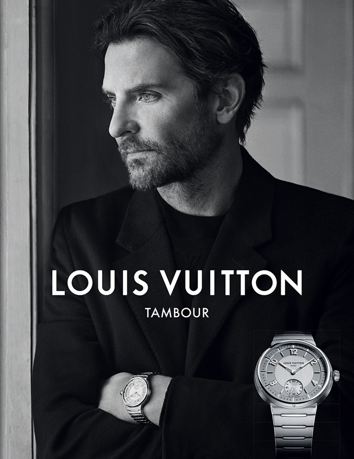 Bradley Cooper es la cara de Tambour de Louis Vuitton