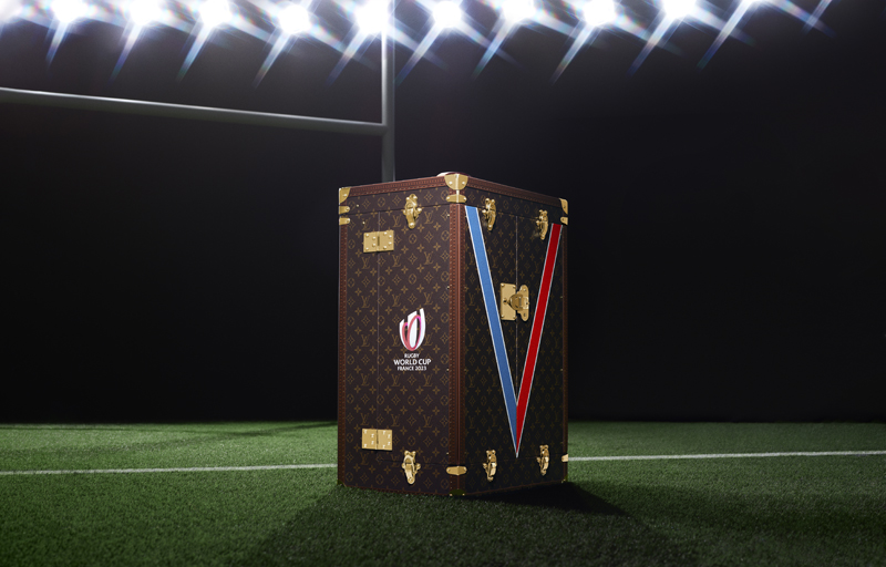 El baúl de Louis Vuitton para la Copa Mundial de Rugby