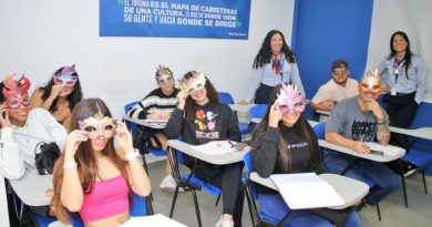 Cevamar celebró el «Mardi Gras» en las clases de inglés 