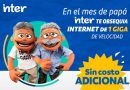 Inter anuncia regalo especial por el Mes del Padre: 1 GIGA de internet para clientes de fibra óptica