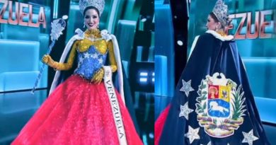 Nariman Battikha brilla en el Miss Grand Internacional con su traje típico «Homenaje a las reinas venezolanas «