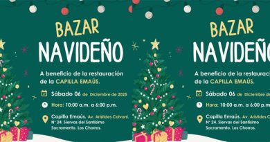 Siervas del Santísimo Sacramento organizan Bazar Navideño para la restauración de la Capilla Emaús