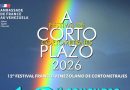 Continúa la 12º Concurso Nacional de Cortometrajes  “A CORTO PLAZO 2026”