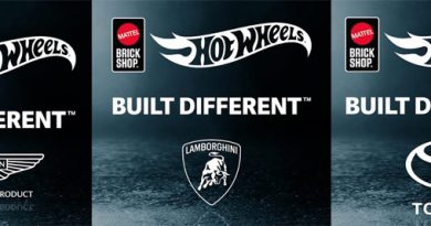 Mattel Brick Shop™ colaborará con Lamborghini, Aston Martin y Toyota en 2026