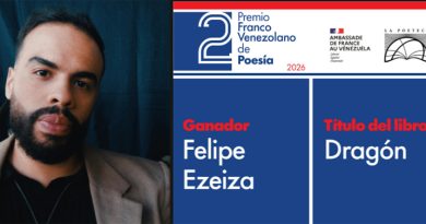 Felipe Ezeiza Briceño ganó II Premio Franco-Venezolano de Poesía