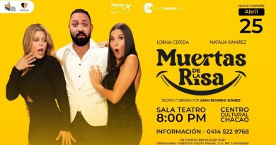 Centro Cultural Chacao presenta la exitosa obra teatral “Muertas de la Risa”