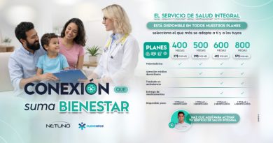 NetUno ahora incluye Servicio de Salud en todos sus planes