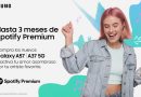 Samsung anuncia alianza con Spotify para desbloquear la música con la nueva serie Galaxy A