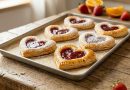 Corazones rellenos con mermelada de fresa: El detalle ideal para mamá