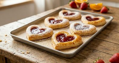 Corazones rellenos con mermelada de fresa: El detalle ideal para mamá
