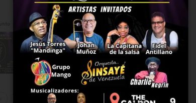 El Patio  Rinde Tributo a la Leyenda de la Salsa Carlos «Tabaco» Quintana  en una Noche de Antología y Solidaridad