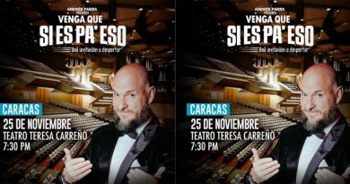 Andrés Parra llega a Venezuela con su aclamado show “Venga que sí es pa’ eso”
