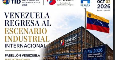 Venezuela tras 12 años regresa a la Feria Internacional Industrial de Bogotá