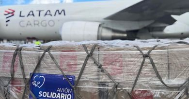 LATAM Airlines facilitó el traslado de 289 personas y equipos de rescate, así como 300 toneladas de ayuda humanitaria a Venezuela
