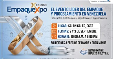 La 10ma.edición de «Empaquexpo» será el punto de encuentro para la industria del empaque