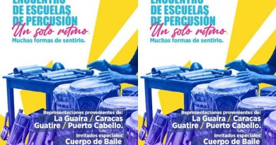 Tiuna el Fuerte vibrará con el III Encuentro de Escuelas de Percusión