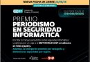 Últimos días para inscribirse al Premio ESET al Periodismo en Seguridad Informática