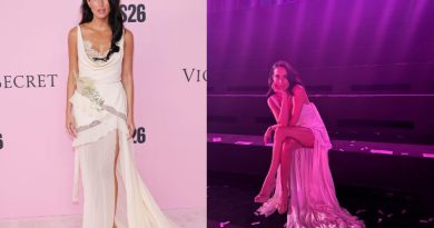 Inés de Ramón vistió un Elie Saab  en el desfile de «Victoria Secret 2026»