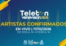 Artistas confirmados para el «Teletón Venevision 2026 Unidos por Venezuela»